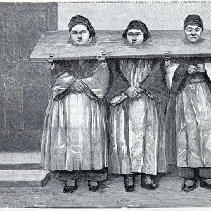 Hunting in China: the cangue, an apparatus of torment (a kind of pillory