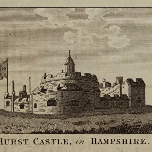 Hurst Castle, in Hampshire (engraving)