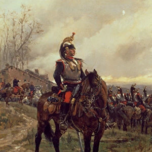 The Hussars (oil on canvas)