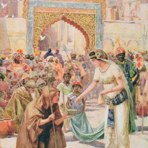 It is I, St. George, from The Rescue of Princess Sabra, The Seven Champions of Christendom, by Rose Yeatman Woolf, published by Raphael Tuck, 1920s (colour litho)