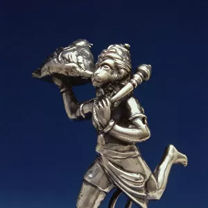 Idol of Hanuman, the Monkey God (silver)