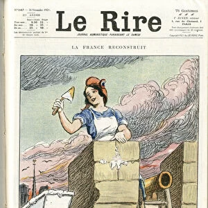 Illustration of Adolphe dit Willette (1857-1926) for the Cover of Le Rire