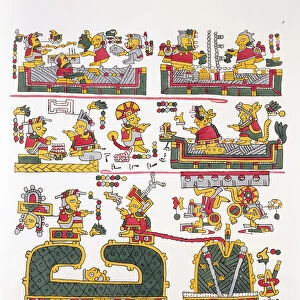 Illustration from Antiquities of Mexico by Edward King (1795-1837