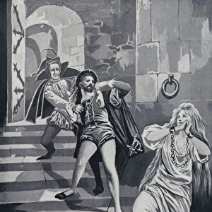 Illustration for Goethes Faust (litho)