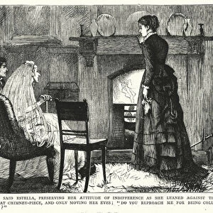 Illustration for Great Expectations by Charles Dickens (engraving)