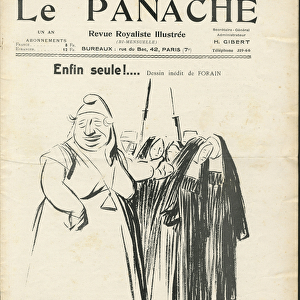 Illustration by Jean-Louis Forain (1852-1931) for the Cover of Le Panache