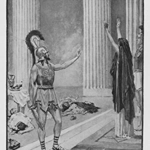 Illustration for Popes Odyssey of Homer (litho)