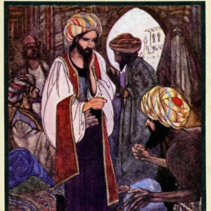 Illustration for The Rubaiyat Of Omar Khayyam (colour litho)