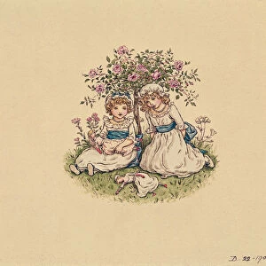 Illustration for St. Valentines Day 1902 (w / c on paper)