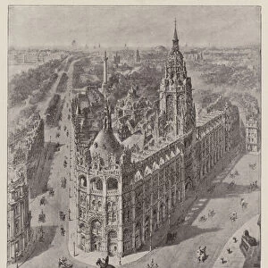 The Improvement of London, the Opening up of the Mall (engraving)