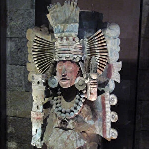 Incense burner in the form of the goddess of maize Xilonen, Tlahuac