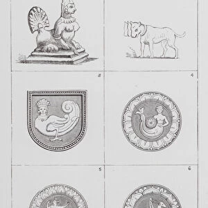 India: Puranic Gods (engraving)
