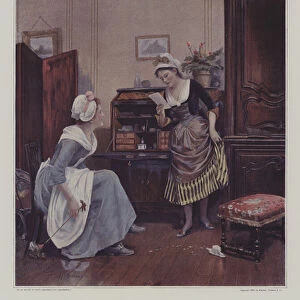 Indiscretes (Prying) (colour litho)