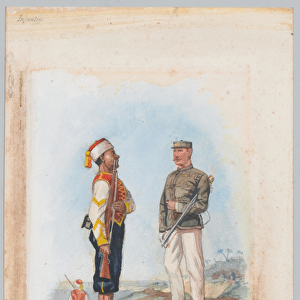 Infantry, 2nd West India Regiment (w / c over pencil)