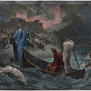 Inferno, Canto 8 : Virgil and Dante disembark at the citadel of Dis (Dite)