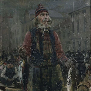 The inhabitants of the coast, 1884 (oil on canvas)