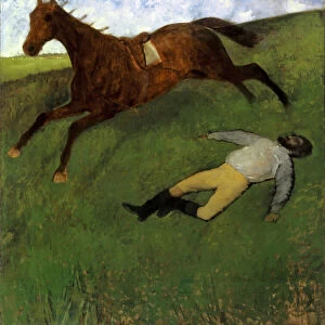Injured Jockey, 1896-98 (oil on canvas)
