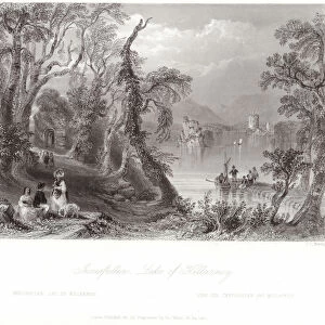 Innisfallen, Lake of Killarney (engraving)