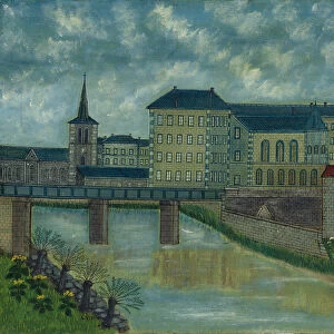 Institution Saint Marie, Belfort (oil on canvas)
