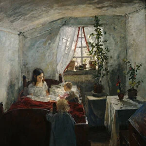 Interior with children, 1890