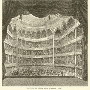Interior of Drury Lane Theatre, 1804 (engraving)