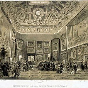 Interior of the Grand Salon Carre du Louvre