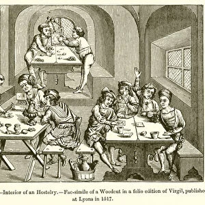Interior of an Hostelry (engraving)