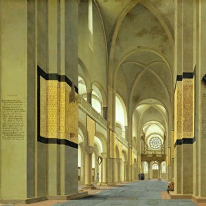 Interior of the Marienkirche in Utrecht, 1638 (oil on panel)