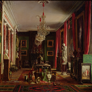 Interior of the Office of Alfred Emilien (1811-92) Count of Nieuwerkerke, Director