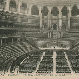 Interior of the Royal Albert Hall, London (photo)