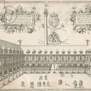 Interior of the Royal Exchange, London (engraving)