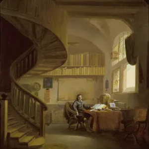 The Interior of a Study with a Philosopher Print