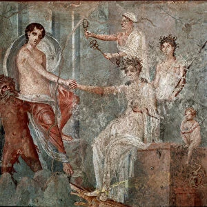 Ios arrival in Egypt - Fresco, 1st century AD