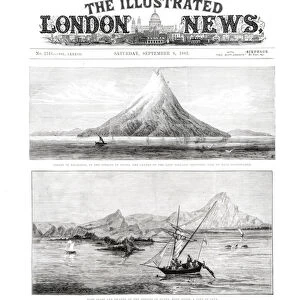 The Island of Krakatoa, front cover of The Illustrated London News