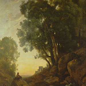 The Italian Goatherd, or The Effect of the Setting Sun, c. 1847 (oil on canvas)