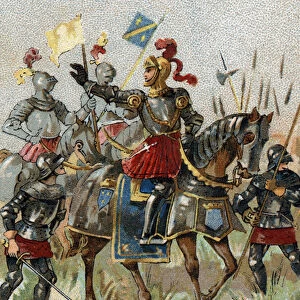 Italian Wars: Louis XII (1462-1515), King of France, at the Battle of Agnadel (Milan