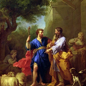 Jacob and Laban, before 1737 (oil on canvas)