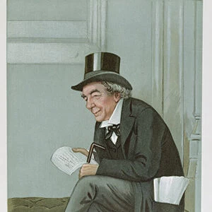 James Staats Forbes, Spy Cartoon from Vanity Fair, pub. 1900