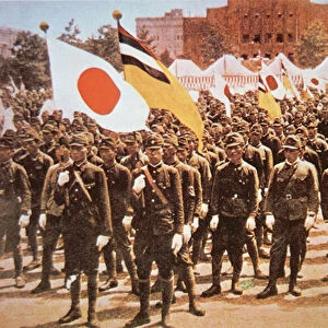 Japanese Kwatung Army Pioneers in Manchuria (photo)