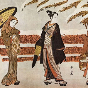 Three Japanese women in