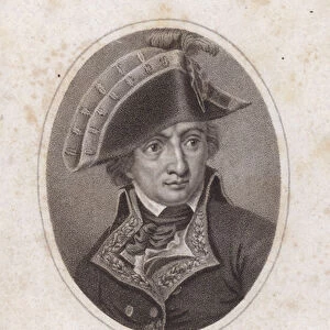 Jean-Charles Pichegru, French general of the French Rvolutionary Wars (engraving)