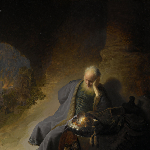 Jeremiah lamenting over the Destruction of Jerusalem, 1630 (oil on panel)