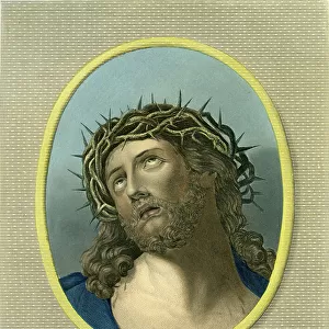 Jesus Christ crowned with thorns - Bible, New Testament, 19th century (print)