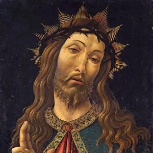 Jesus Christ le redempteur"Peinture de Alessandro di Mariano dei Filipepi dit