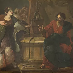 Jesus and the Samaritan woman at the well