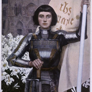 Joan of Arc. (illustration, circa 1900)