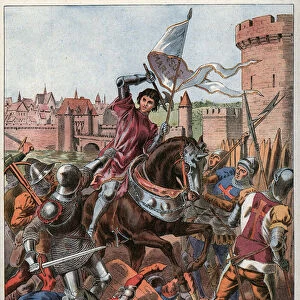 Joan of Arc is taken prisoner on May 23rd 1430 and is handed over to the English at