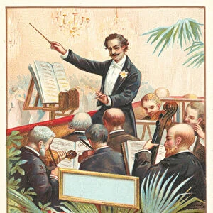 Johann Strauss (colour litho)