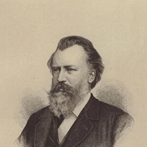 Johannes Brahms (engraving)