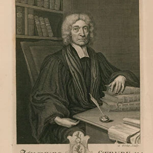 Johannes Strype MA, Philalethes & Philarchaeus (engraving)